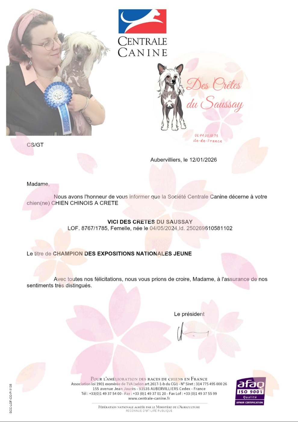 Un nouveau titre a la maison